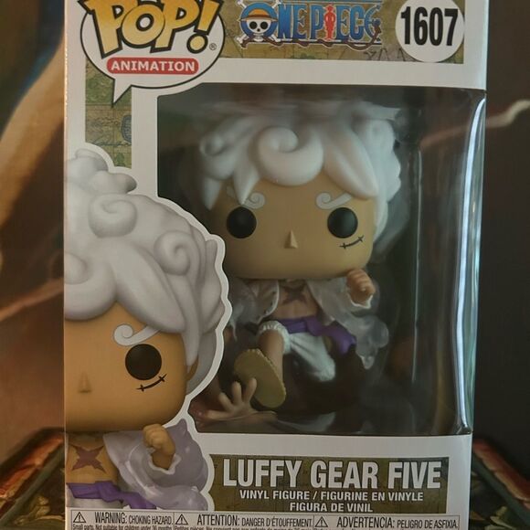 Funko Pop! Animation Luffy Gear Five Vinyl Figure - White and Purple 1607 - Picture 1 of 10